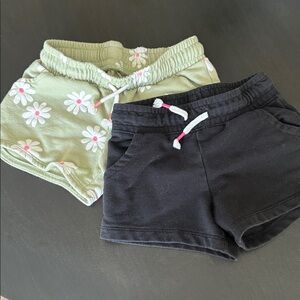 Cat & Jack Black Shorts LOT